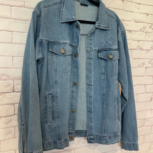 PALMS Light Wash Denim Jacket | Classic Chic Everyday Layer | Sz Med | Everyday - Picture 3 of 5